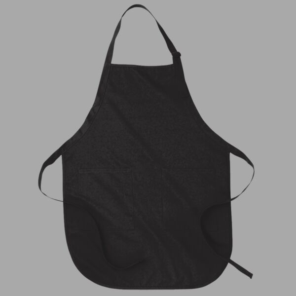 ATC PREMIUM COTTON FULL LENGTH APRON WITH POCKETS Thumbnail