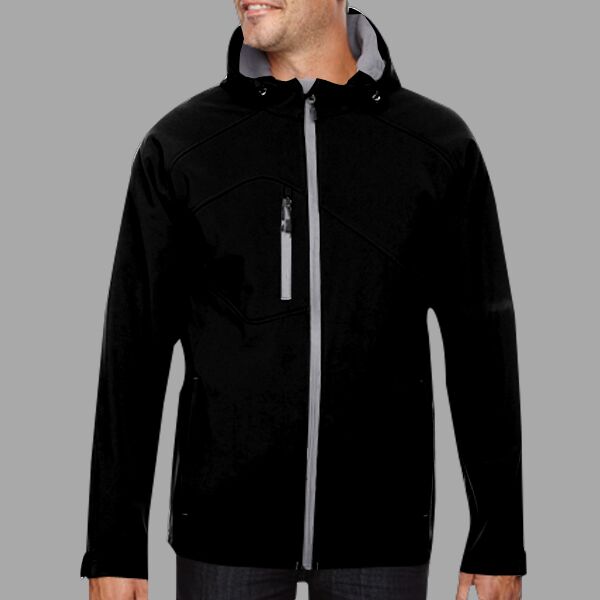 Men's Prospect Two-Layer Fleece Bonded Soft Shell Hooded Jacket Thumbnail